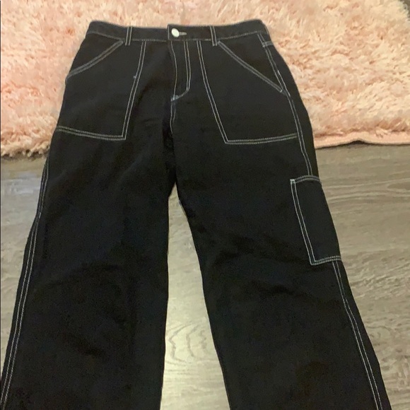 black painters pants
